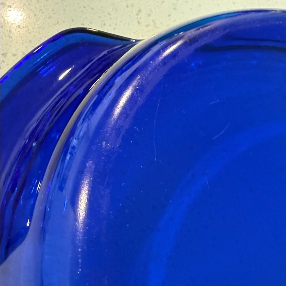 Anchor Hocking Deep Blue Glass Baking Dish